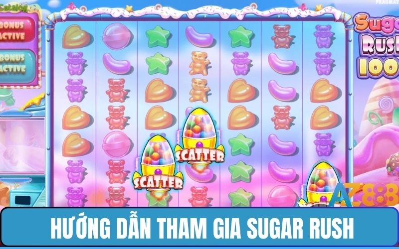 Chơi game sugar rush tại AZ888 chỉ với 4 bước đơn giản